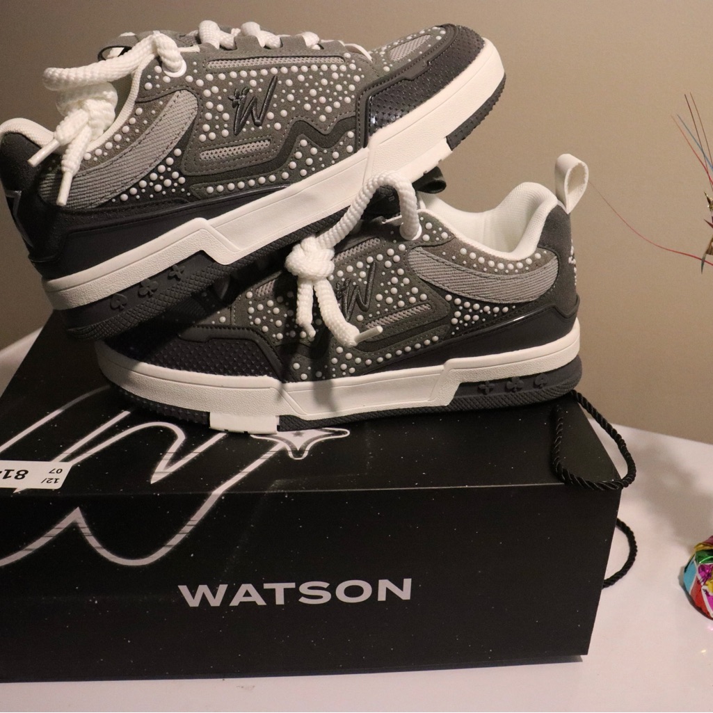 Watson Brand Lv Style Sneakers Luxury Look Msrp 115